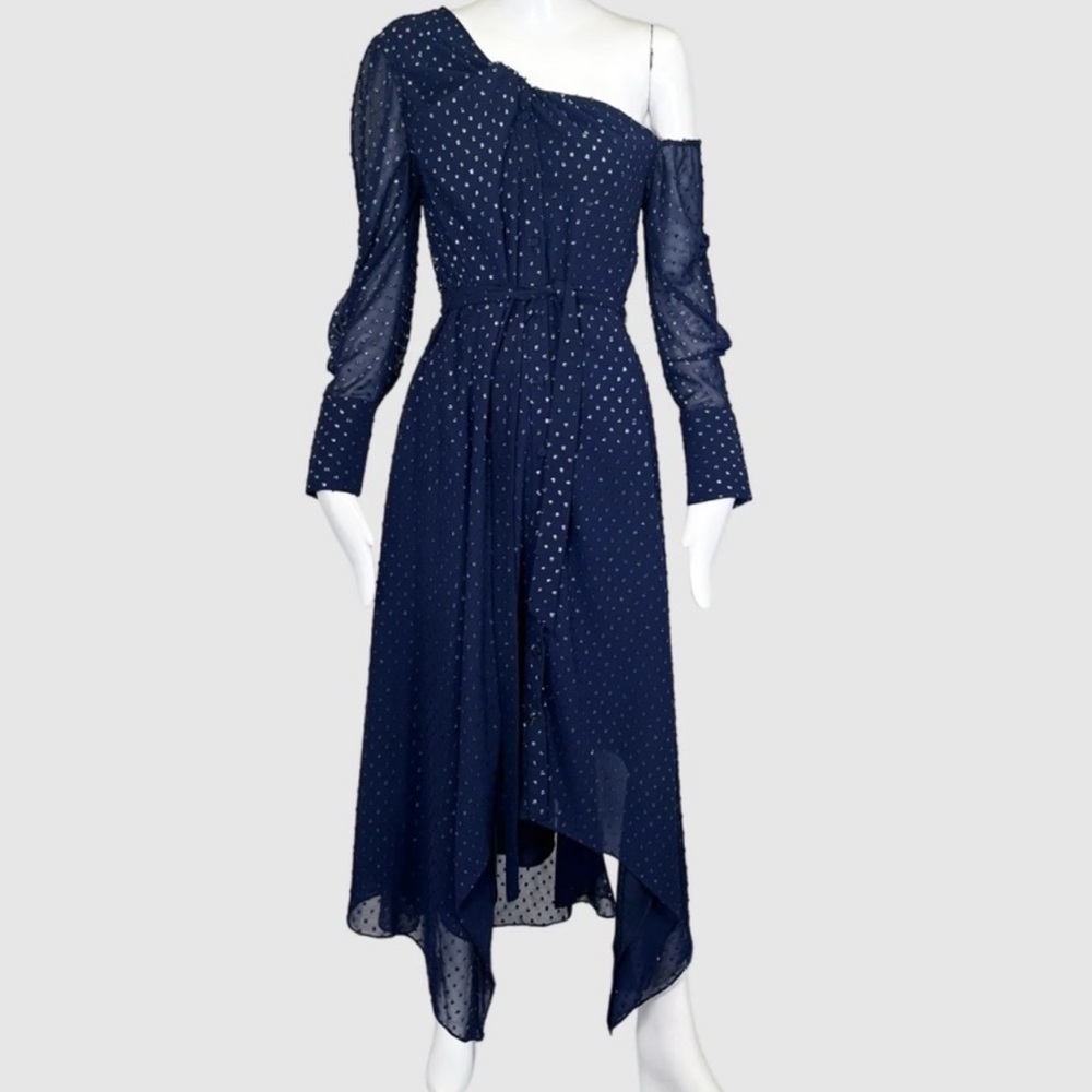 Jonathan Simkhai Navy Long Sleeve Dress
